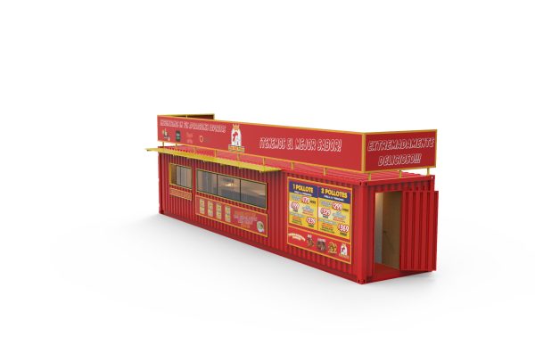 Contenedor Pollos 40 ft.