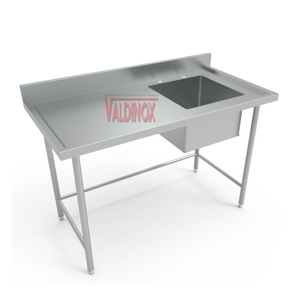 Fregadero Una Tarja Modelo F1T (190 cm x 070 cm x 090 cm)