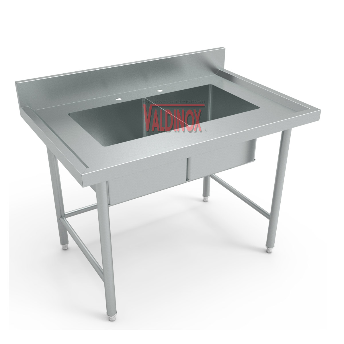 Fregadero para Bar doble Tarja Modelo F2B (100 cm x 065 cm x 070 cm)