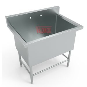 Fregadero para Ollas Doble Tarja Modelo F1O (100 cm x 070 cm x 090 cm)