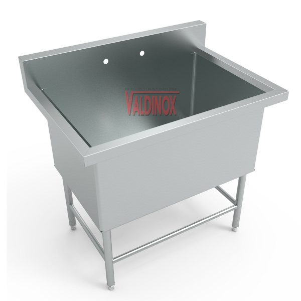 Fregadero para Ollas Doble Tarja Modelo F1O (100 cm x 070 cm x 090 cm)