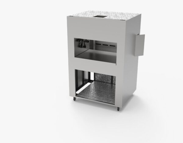Rosticero Híbrido Acabado Acero Inoxidable 48 Pollos - Imagen 7